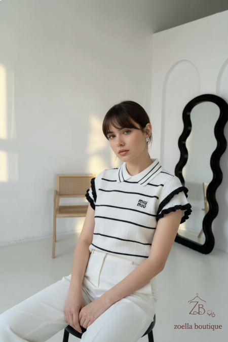 بلوزة نص كم